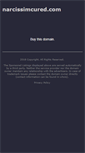 Mobile Screenshot of narcissimcured.com